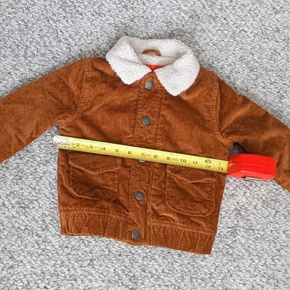 Joe Fresh Kid's (Size 2T) Brown Corduroy, Sherpa Lined, Bomber Jacket - Picture 13 of 14